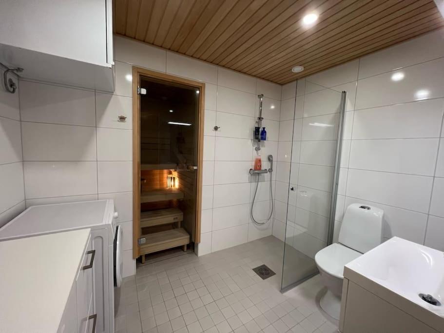 Suite - King Size Bed - Gym&Wifi - Indoor Parking Rovaniemi Buitenkant foto